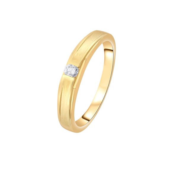 IGITL Certified Mens 9 Diamond Ring In 14k Solid Gold - Gleam Jewels