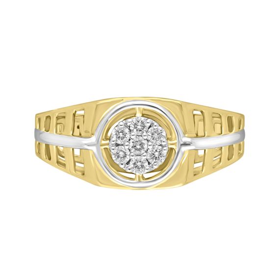 Mens Ring AA Recovery Jewelry | 14k Gold AA Ring