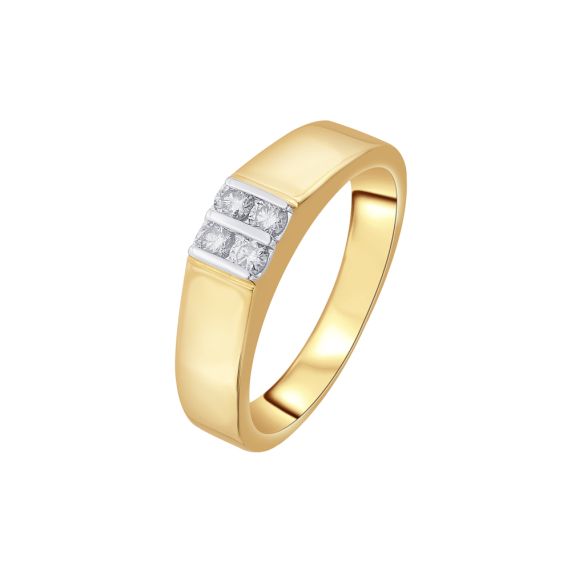 Buy Gold Band Rings Online in India | Latest Designs