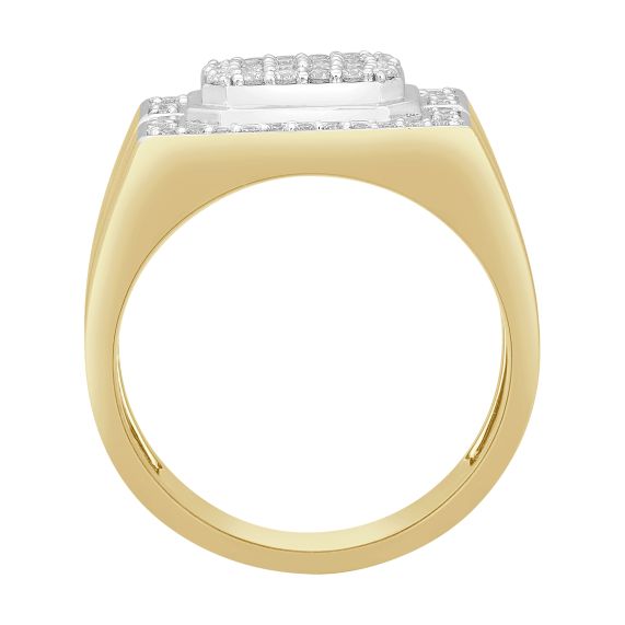 20-Pointer Single Diamond Twisted Shank 18K Rose Gold Ring JL AU G 115
