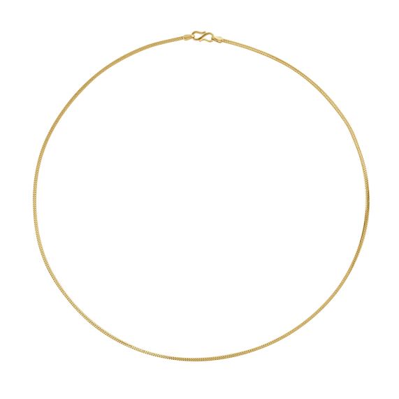 Solid 14K Gold Ball Chain Necklace With Lobster Lock