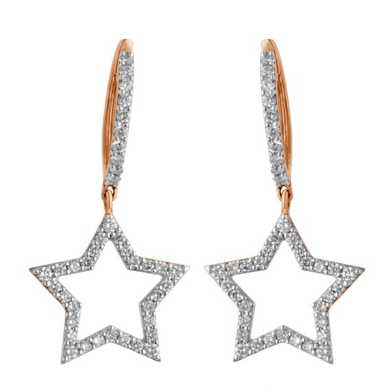 SOHI Pink White Gold Plated Star Shaped Drop Earrings Buy SOHI Pink White  Gold Plated Star Shaped Drop Earrings Online at Best Price in India  Nykaa