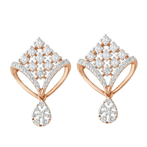 150-4804 - 18k White Gold Diamond Drop Earrings – H.L. Gross-sgquangbinhtourist.com.vn
