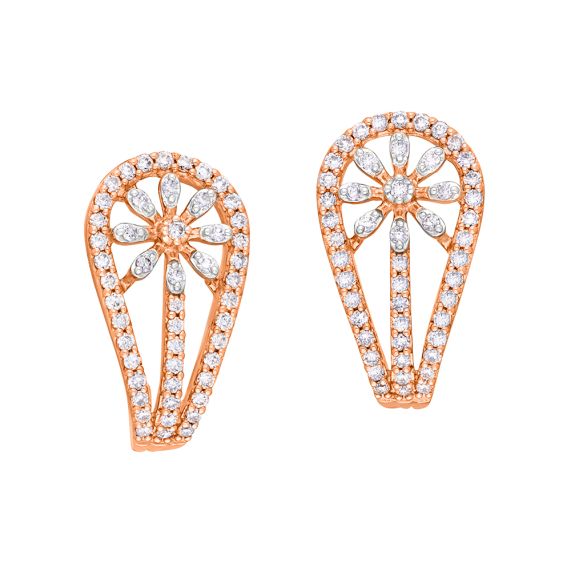 Tembo Wholesale Simple Princess Cut Lab Diamond Earrings Studs in Rose Gold  for Women Lady  China Diamond Earrings and Earring Jewelry price   MadeinChinacom