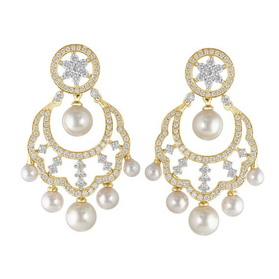 Diamond Bali Earrings Design in Offer Price at Candere by Kalyan Jewellers.-sgquangbinhtourist.com.vn