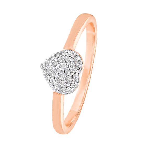 Unique Heart Cut Design Engagement Ring – shine of diamond