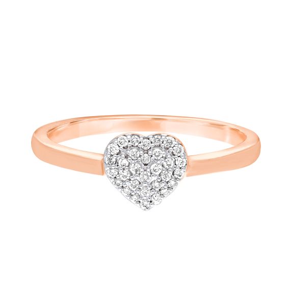 Crystal Heart Shaped Ring – Bella Florra