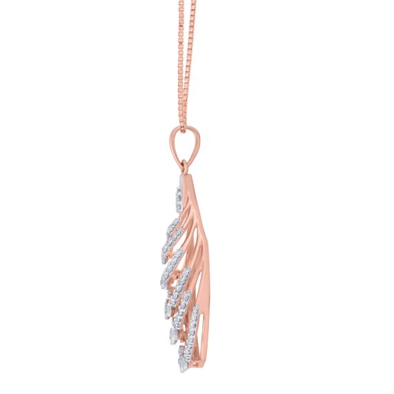 Diamond Feather Necklace – Madhuri Parson | New York