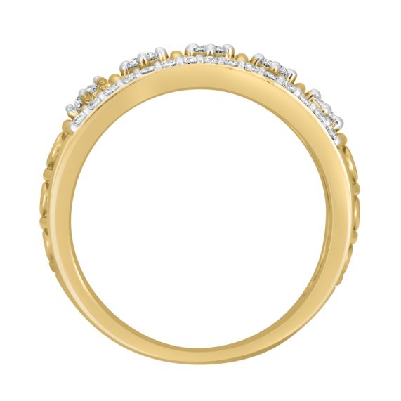 AFJ Diamond Collection - Halfway Eternity Band Ring with Baguette and – AF  Jewelers