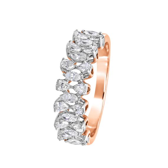 Showroom of Gold modern diamond rings | Jewelxy - 209833