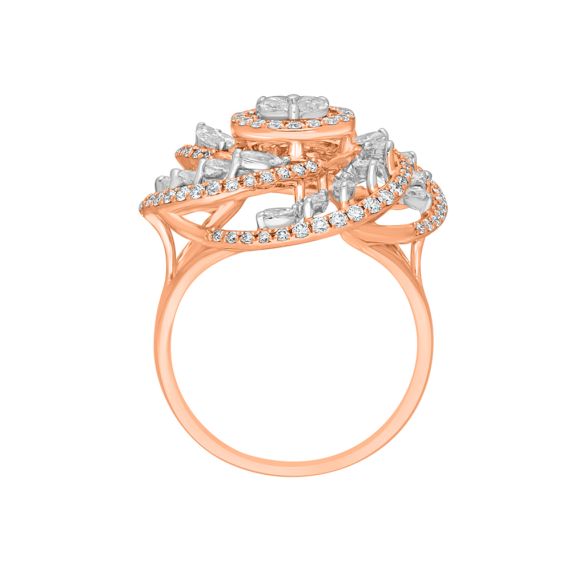 3 Stone Bezel Set Ring, 18k, Platinum + Ruby, Diamond Mounting - Catherine  Iskiw Designs