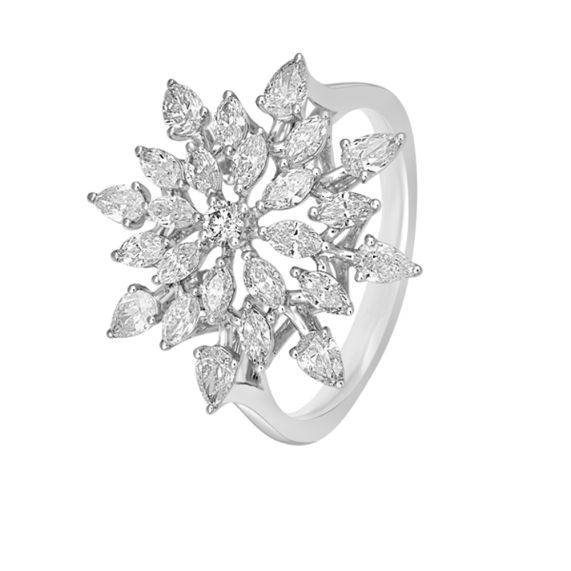 Stephanie Diamond Engagement Ring -14K White Gold, Pave, 1.3 Carat, – Best  Brilliance