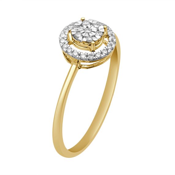 3.5 Ctw Solitaire Round-Cut Engagement Ring in 18K Gold – Luxe VVS Jewelers