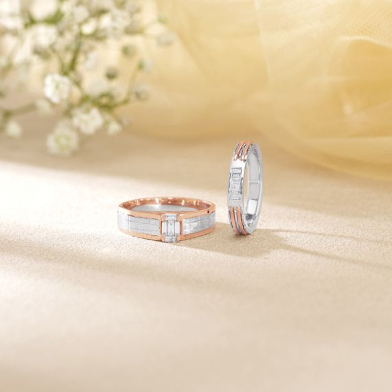 Mountain Ocean Couple Matching Ring – Perimade & Co.