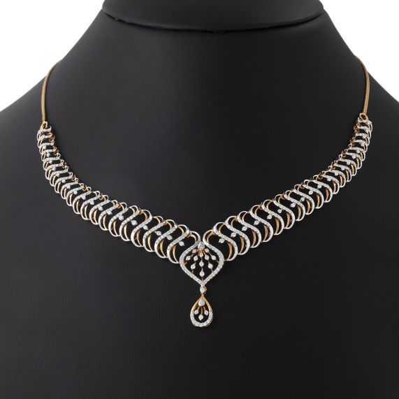 Dainty Floating Natural Diamond Solitaire Necklace – Minimalist Simple –  NaturalGemsAtelier