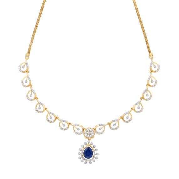 Yellow Gold And Diamond Necklace 2024 | favors.com