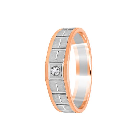 Round Diamond Wedding Band Ring for Mens Or Women 18 Kt Yellow Gold –  Parasmani Jewellary