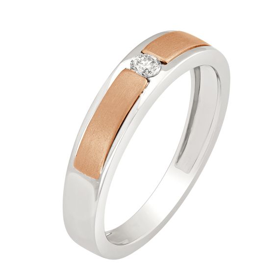 Buy Designer Single Diamond Platinum Ring for Men SJ PTO 309 Online in  India - Etsy