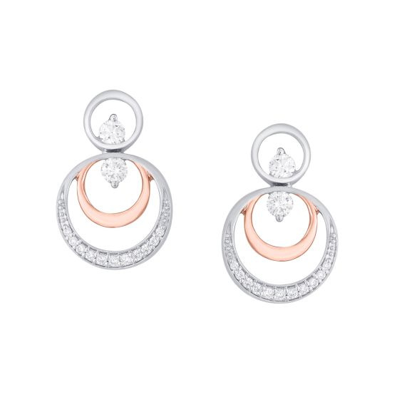 Buy Platinum Earrings Online - Platinum Jewellery Collections| Jos Alukkas