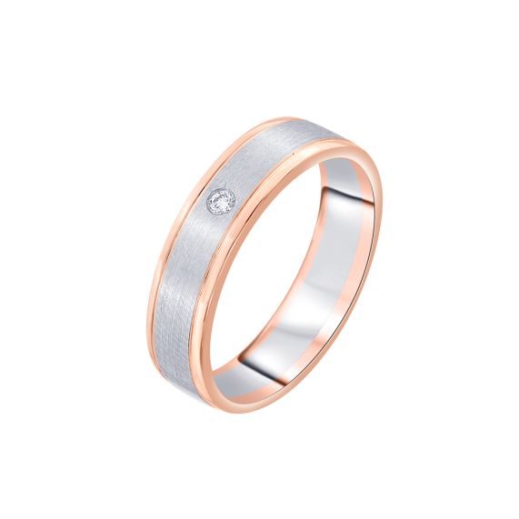 Buy Platinum Wedding Ring Online in India | Kasturi Diamond