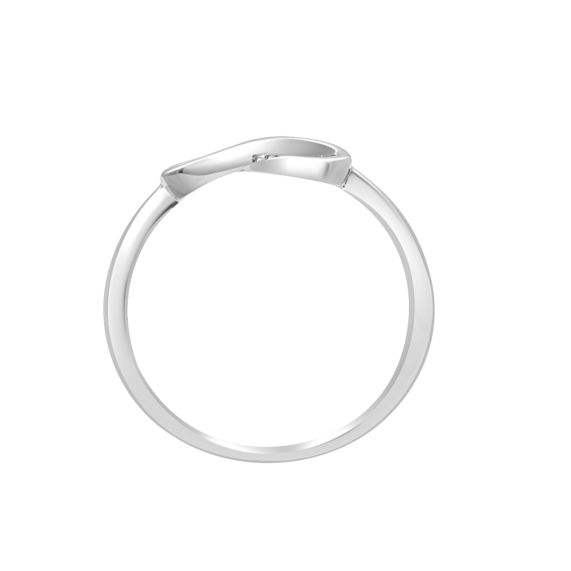 Buy Infinity Ring in Sterling Silver, Endless Love Band Made From Solid 925  Sterling Silver Online in India - Etsy