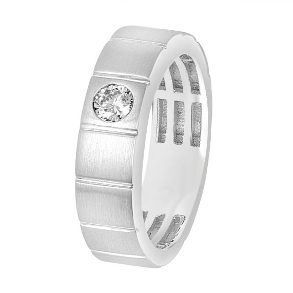 0.50 Carat Solitaire Diamond Mens Ring White Gold, Mens Diamond Wedding  Ring, Mens Engagement Ring, Handmade