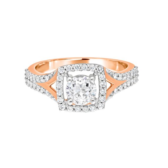 Buy Square Diamond Ring Online | ORRA