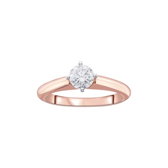 Light As Air Solitaire Stacking Ring Set