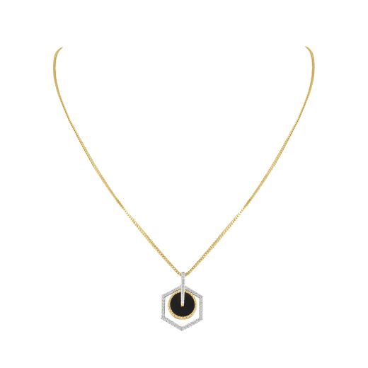 Alluring Black Onyx and Diamond Desired Necklace