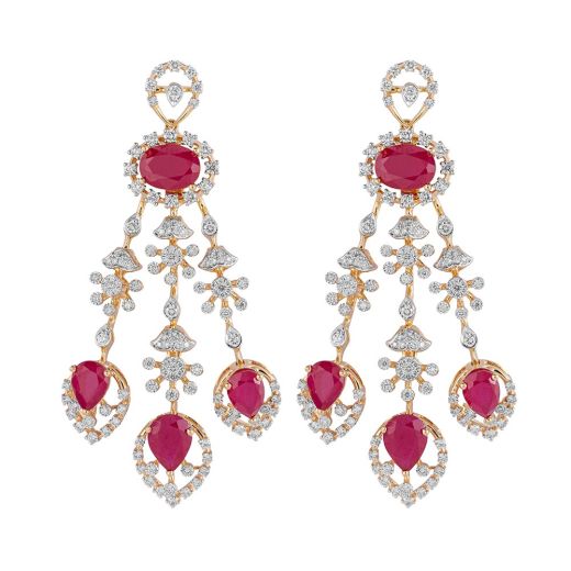 Royal Elegance Diamond Earrings