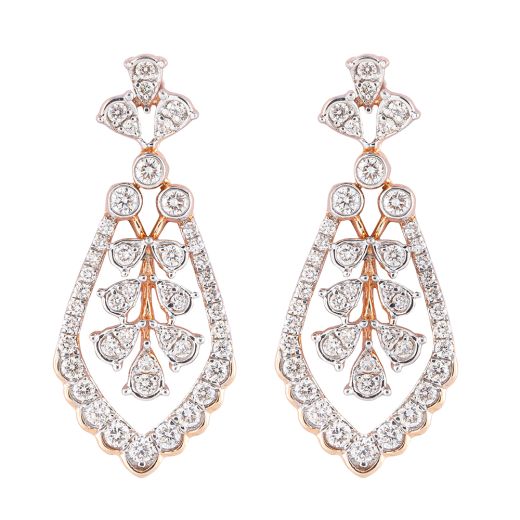 Classic Elegance Diamond and Emerald Earrings