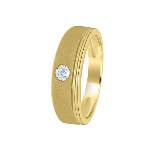 Alluring Diamond Crown Star Finger Ring For Men