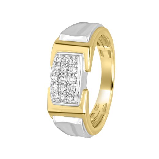 Minimalist 18KT Yellow Gold Ring For Men