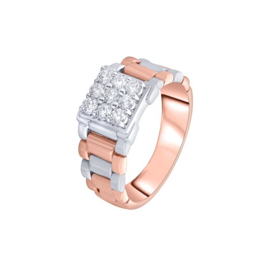 Diamond Ring For Men in 18KT Gold