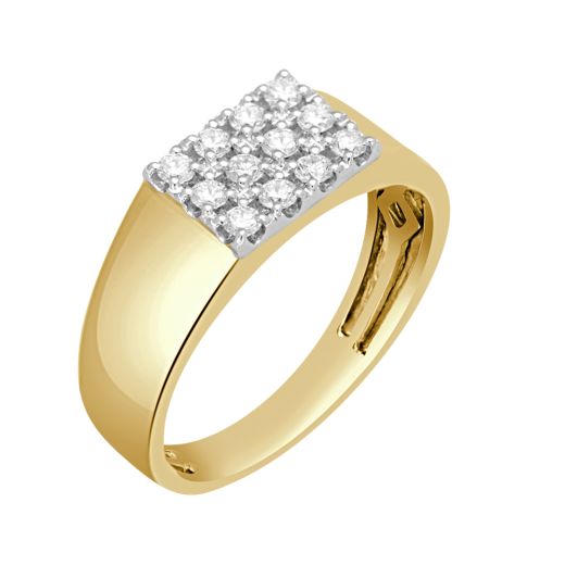 Square Design Finger Ring for Men