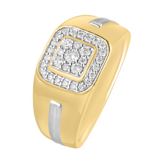 Exceptional 18Kt Yellow Gold Men's Ring