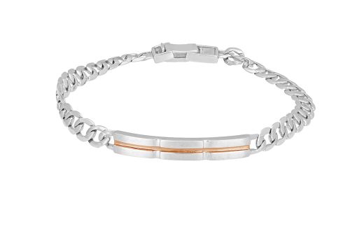 Solid Chainlinked Design Gold Bracelet