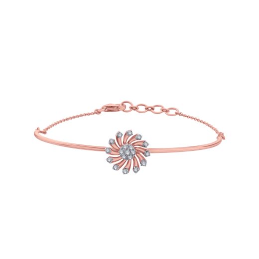 Flower Burst Diamond Bracelet