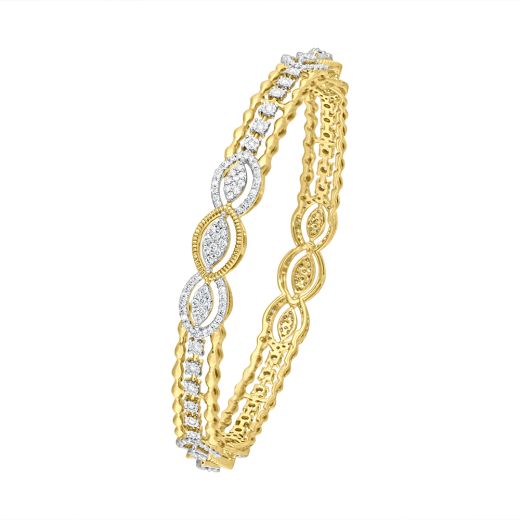 Stunning Yellow Gold Bangle in 14KT