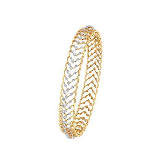 Exquisite 18KT Yellow Gold Bangle