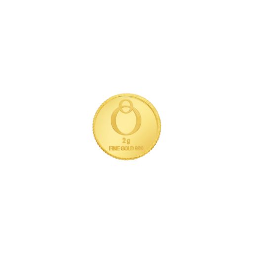 2 GMS 24Kt Yellow Gold Coin