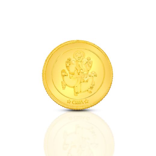 ORRA Ganesh 5gms 24KT Gold Coin