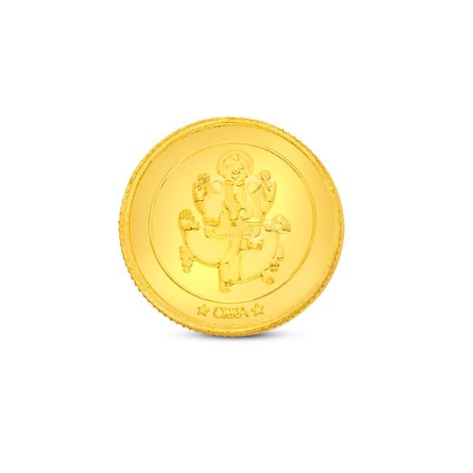 ORRA Ganesh 10gms 24KT Gold Coin