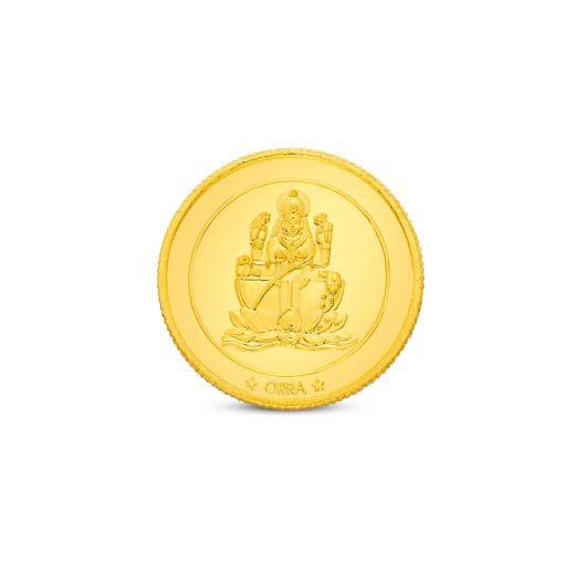 ORRA 10gms Laxmi 24KT Gold Coin