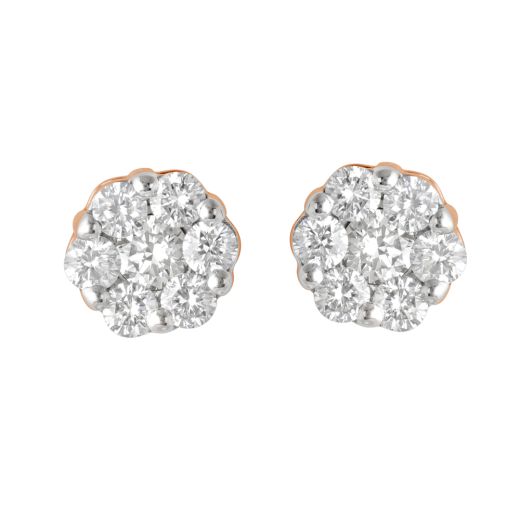 Delicate Diamond Studs in 14KT Yellow Gold