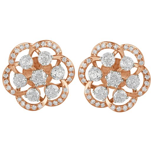 Mesmerising Diamond Crown Star Earrings