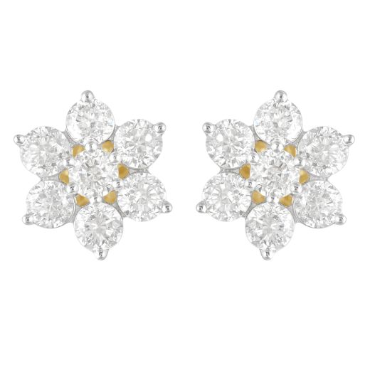 Ecletic Gold Crown Star Earrings