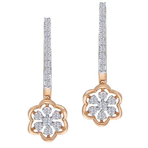 Embellished Diamond Earrings