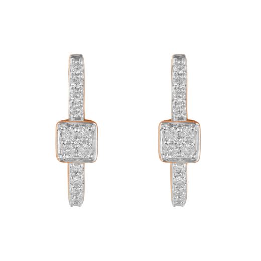 Attractive Diamond Geometric Earrings
