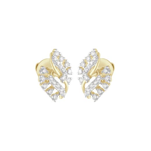 Gorgeous Rose Gold Diamond Earrings